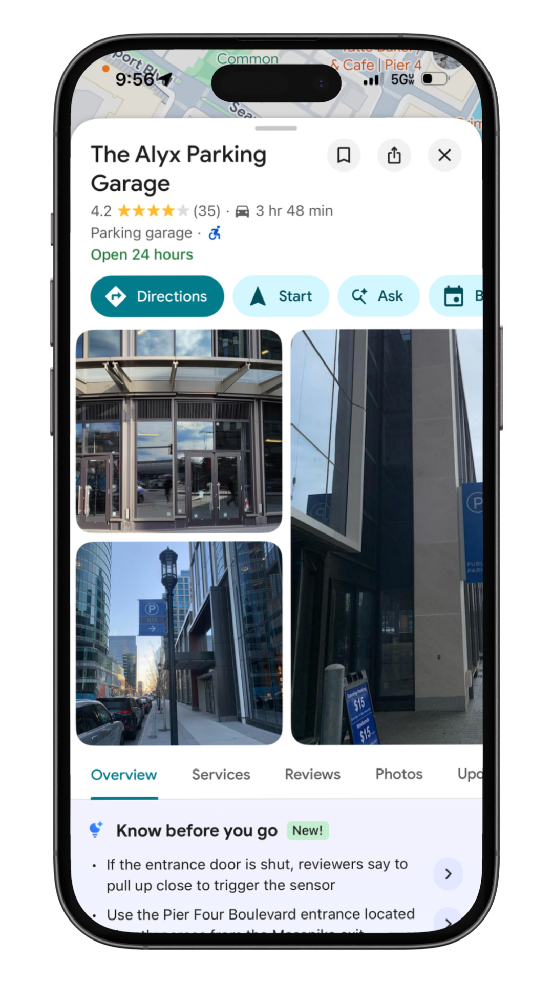 Google Maps profile placeholder
