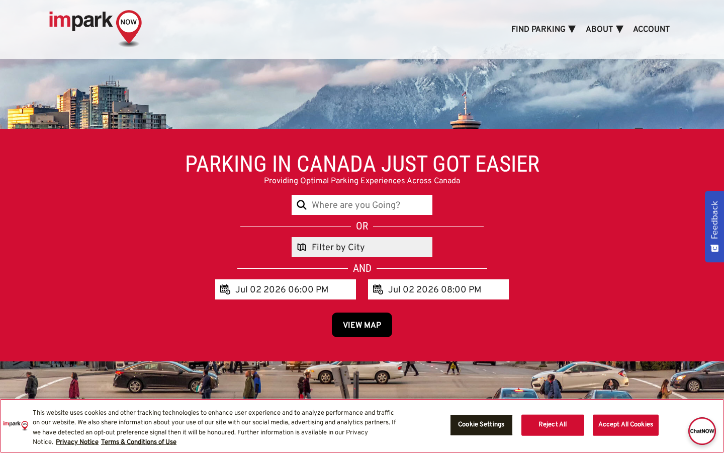 Impark website