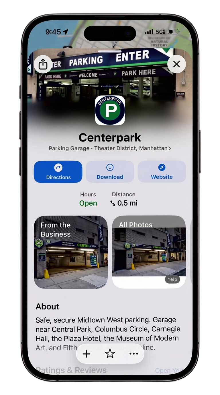 Apple Maps profile placeholder